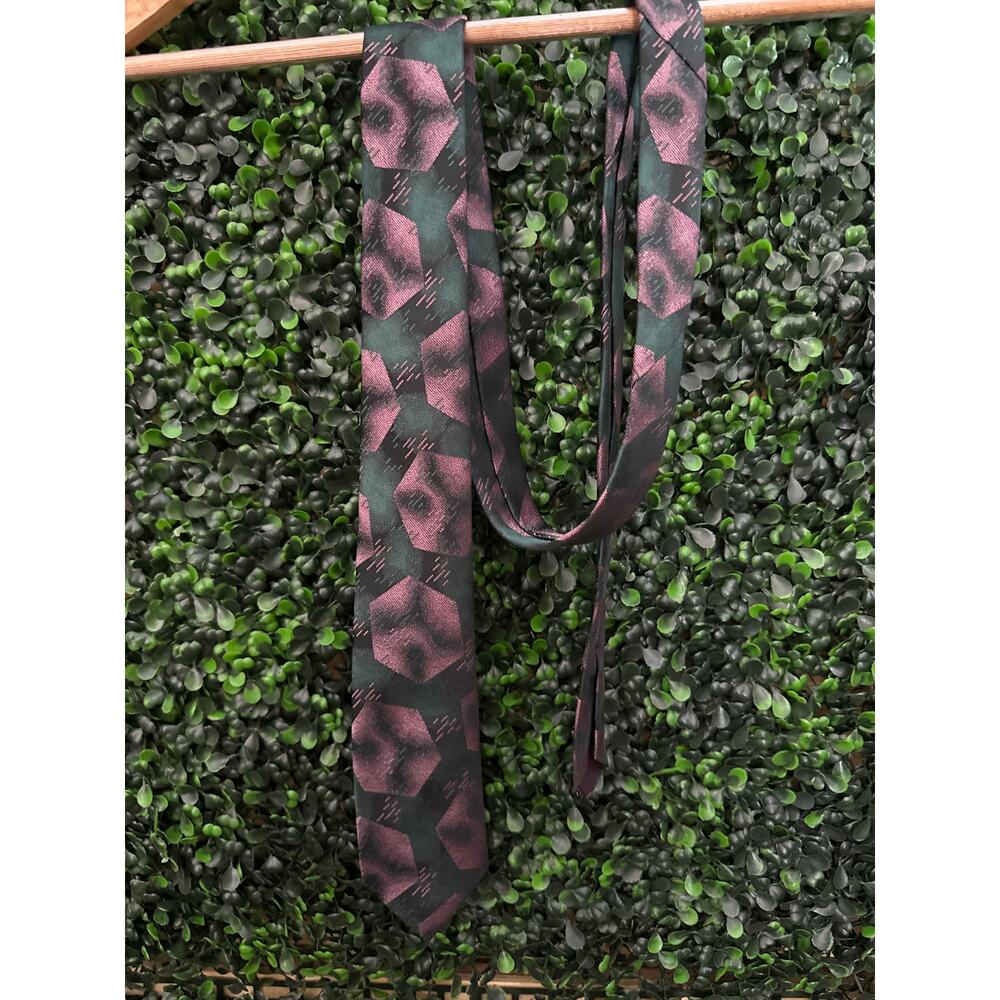 Elaan Vintage Retro Necktie, Classic, Thin Tie,